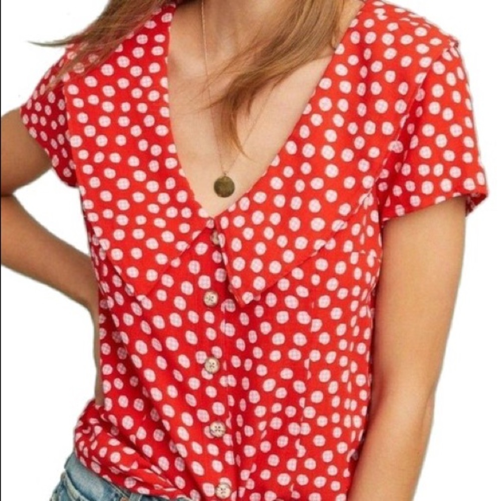 Maeve collared shirt Anthropologie